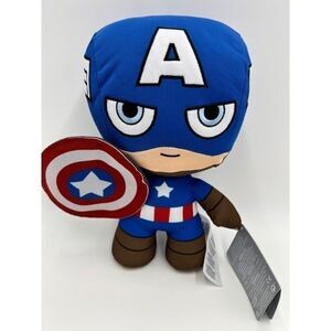 Brand New Baby Avengers Captain America‎ Man Plush Stuffed Animal Toy Small 10"